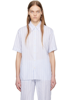 Soulland White & Blue Jodie Shirt