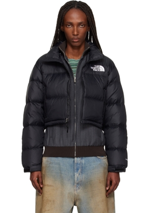 The North Face Black Nuptse Short Down Jacket