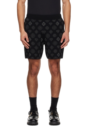 Casablanca Black City Jacquard Shorts