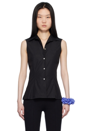 FLORE FLORE Black Rosie Sleeveless Shirt