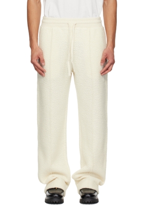 Casablanca Off-White Cashmere Terry Sweatpants