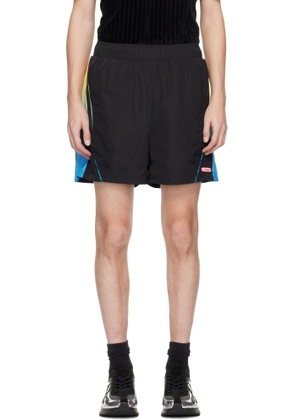Casablanca Black Gradient Football Shorts
