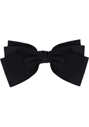 Sophie Buhai Black Classic Silk Bow Barrette
