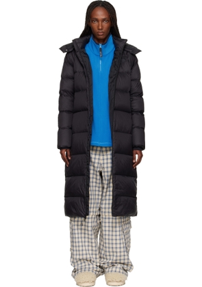 The North Face Black City Long Hooded Down Jacket