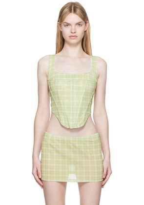 Miaou Green Campbell Tank Top