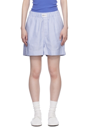 MAGNIBERG Blue Wall Street Pyjama Shorts