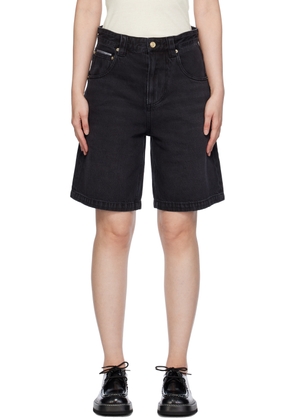 EYTYS SSENSE Exclusive Black Keanu Denim Shorts