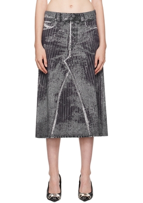 Diesel Black O-Hanna Midi Skirt