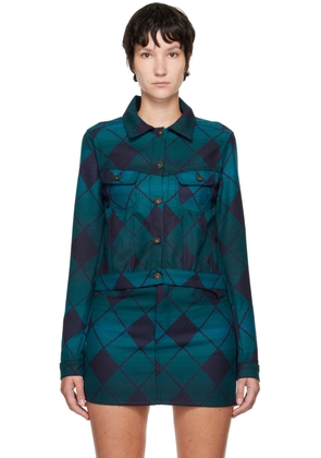 Ahluwalia Blue Woolmark Prize Edition Jacket