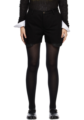 Edward Cuming Black Cut Off Shorts