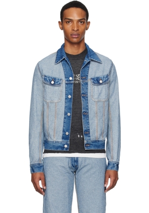 MM6 Maison Margiela Blue Reversed Denim Jacket