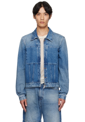 MM6 Maison Margiela Blue Long Sleeve Denim Shirt