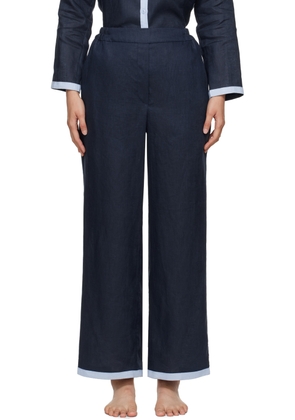 Sleeper Navy Garrick Trousers