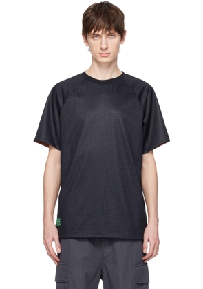 Palmes Navy Mesh Double Reversible T-shirt