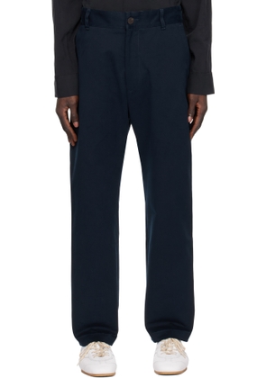 Studio Nicholson Navy Bill Trousers