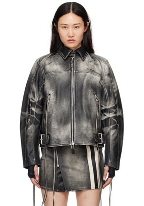 EYTYS SSENSE Exclusive Black Flux Leather Jacket