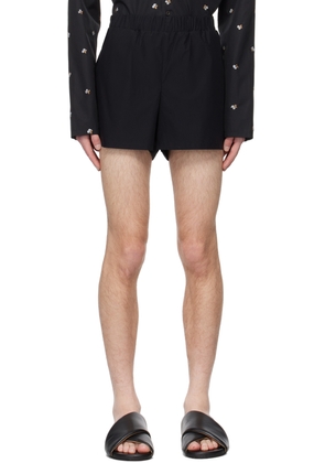Rier Black Drawstring Shorts