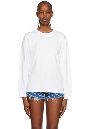 alexanderwang.t White Puff Long Sleeve T-Shirt