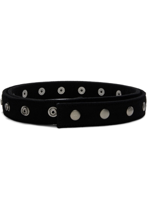 Rick Owens DRKSHDW Black Concordians Snaps Belt