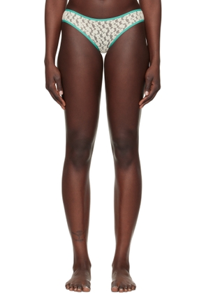 Baserange Off-White & Blue Musial Briefs