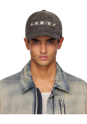 Rick Owens DRKSHDW Gray Concordians Baseball Cap