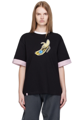 Charles Jeffrey LOVERBOY Black Turn Up T-shirt