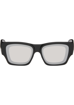 LOEWE Black Paula's Ibiza Goggle Rectangle Sunglasses
