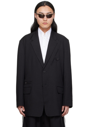 Y-3 Black Tailored Blazer