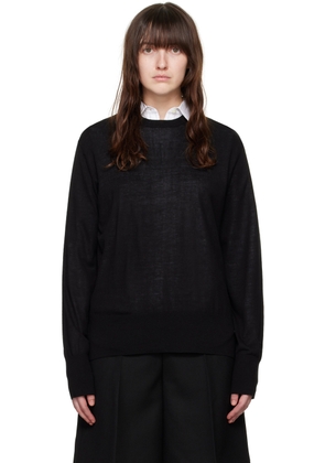 TOTEME Black Crewneck Sweater