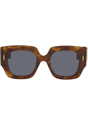 LOEWE Brown Anagram Sunglasses