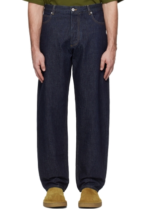 Bottega Veneta Indigo Wide Leg Jeans