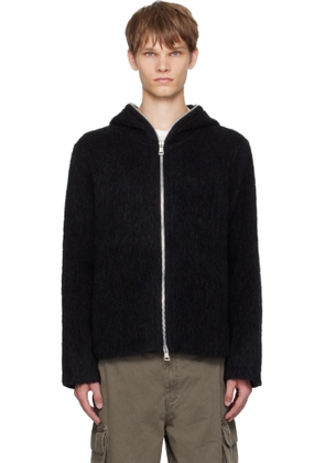 OUR LEGACY Black Full Zip Hoodie