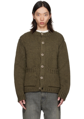 OUR LEGACY Khaki Over Cardigan