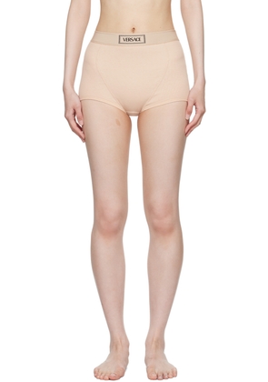 Versace Underwear Beige 90s Vintage Boy Shorts