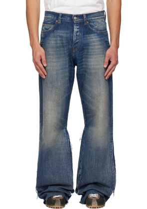 MM6 Maison Margiela Blue Flared Jeans