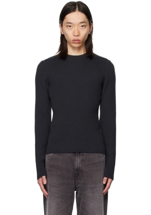 OUR LEGACY Black Compact Round Sweater