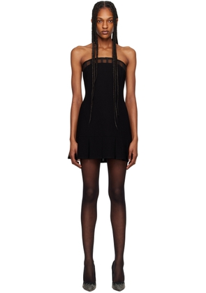 Mônot Black Layered Minidress