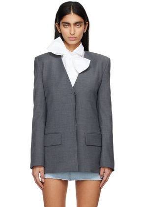 KIMHĒKIM Gray Button Blazer