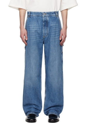 Bottega Veneta Blue Vintage Cargo Jeans