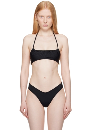 Belle Anna Black Calla Bikini Top