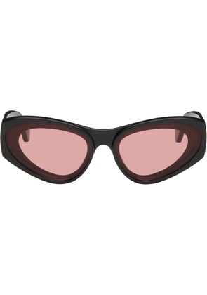 LOEWE Black Paula's Ibiza Goggle Cat-Eye Sunglasses