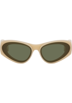 LOEWE Beige Front Lenses Cateye Sunglasses