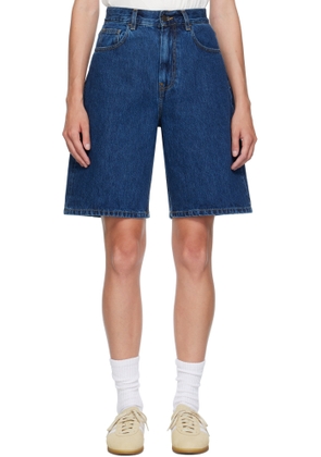 Carhartt Work In Progress Blue Brandon Denim Shorts