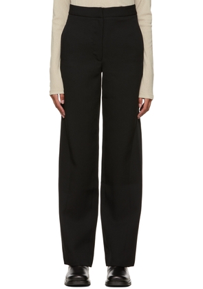 DEVEAUX NEW YORK Black Twisted Inseams Trousers