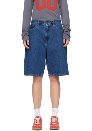 Carhartt Work In Progress Blue Brandon Denim Shorts