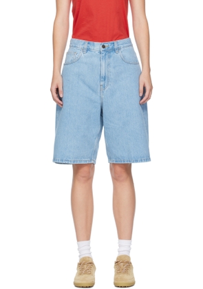 Carhartt Work In Progress Blue Brandon Denim Shorts