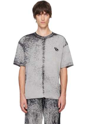 Diesel Gray T-Boxt-Dev Relaxed Fit T-shirt