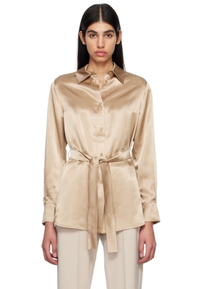 MM by Max Mara Gold Belted Shirt