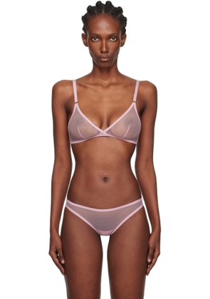 Yasmine Eslami Pink Jeanne Soft Bra