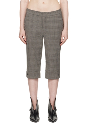 FIDAN NOVRUZOVA Gray Teo Capri Trousers